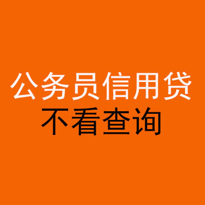钦州公务员信用贷款